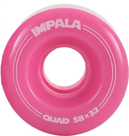 QUAD WHEELS 58mm/82a 4er Pack Rollenset pink tartan 