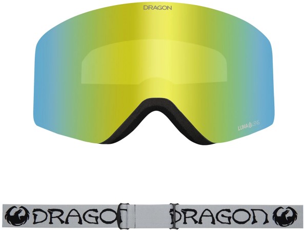 R1 Goggle 2025 classic grey/lumalens gold ion + lumalens amber 