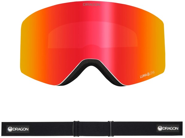R1 Goggle 2025 icon/lumalens red ion + lumalens light rose 