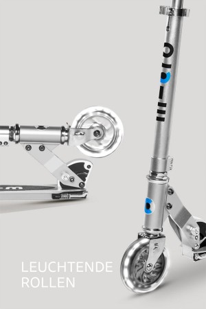 SPRITE LED Scooter silver mat 