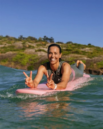 SALLY FITZGIBBON Surfboard 2025 ginger biscuit 