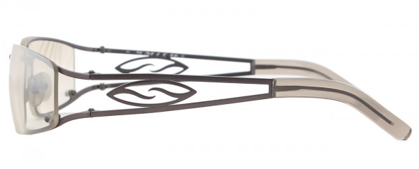 SAROS Sunglasses silver/clear gradient mirror 