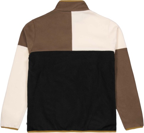 ARCCA 1/4 ZIP Fleece 2025 black vanilla cocoa brown 