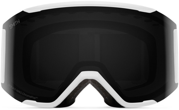 SQUAD MAG Schneebrille 2026 white vapor/chromapop sun black 