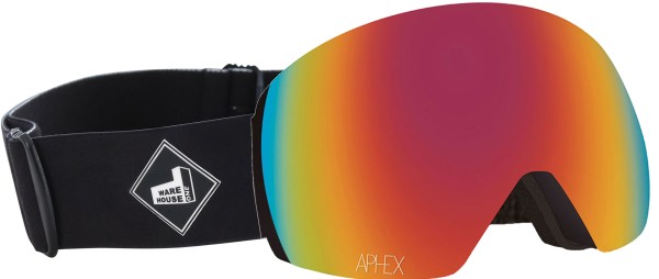 STYX THE ONE EDITION Magnet Goggle 2025 black strap/revo red + bonus lens yellow 