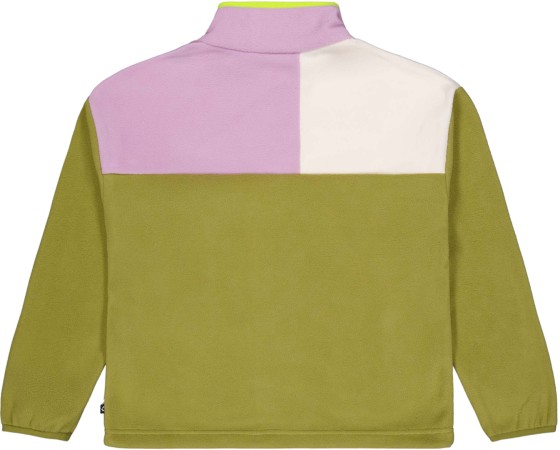 ARCCA WOMEN 1/4 ZIP Fleece 2025 green moss vanilla orchid 