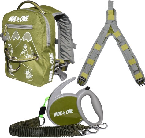 THE ONE SNOW KIDS Safetyleash 2024 olive 