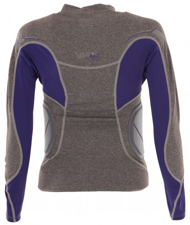 VAPOR PRO WOMEN LS Protection Shirt Shirt grey/purple 