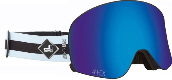 VIRGO THE ONE EDITION Magnet Goggle 2026 fynn strap/revo blue + Zusatzglas yellow 