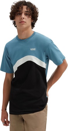 SIDESTRIPE BLOCK T-Shirt 2025 black/bluestone 