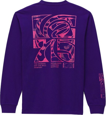 DIGITAL DEMENTED LOGO Longsleeve 2024 violet indigo 