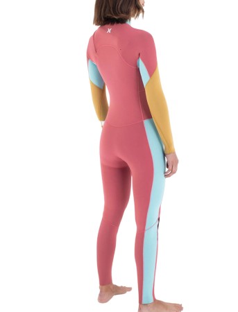 WOMEN ADVANT 3/2 CHEST ZIP Full Suit 2025 coral 