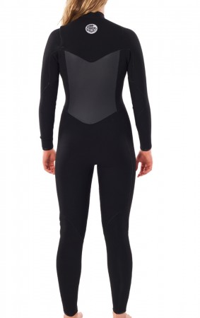 WOMENS FLASHBOMB 4/3 CHEST ZIP Full Suit 2023 black 