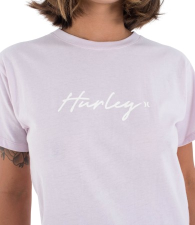 ORGANIC SCRIPT ONLY T-Shirt 2025 lavendar fog 