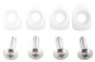Artikelbild 2 des Artikels “UNION PRO M6 20mm Bindungsschrauben + Unterlegscheiben 4er Set white “
