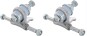 Product image 2 of the product “QUAD SKATE Trucks 4 Pack silver wavy check white ”