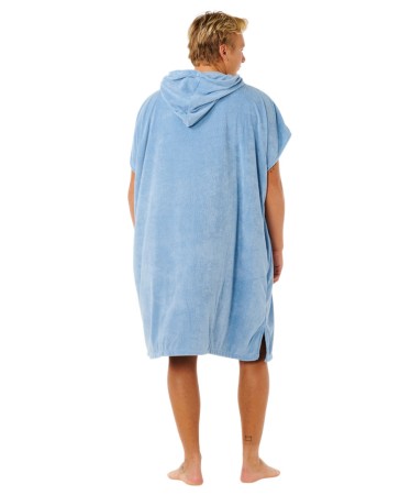 BRAND HOODED TOWEL Poncho 2026 faded denim 