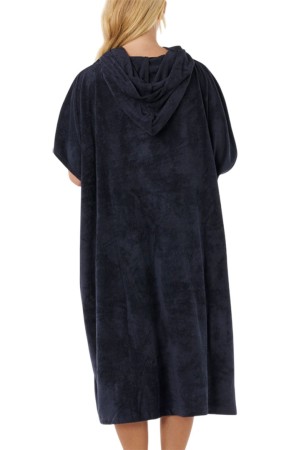 CLASSIC SURF HOODED Poncho 2026 black/off white 