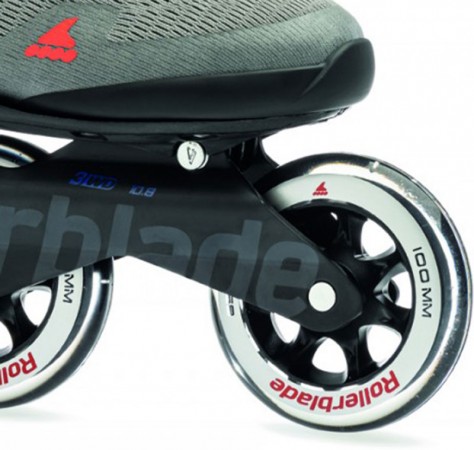 SIRIO 100 3WD Inline Skate 2020 cool grey/surf blue 