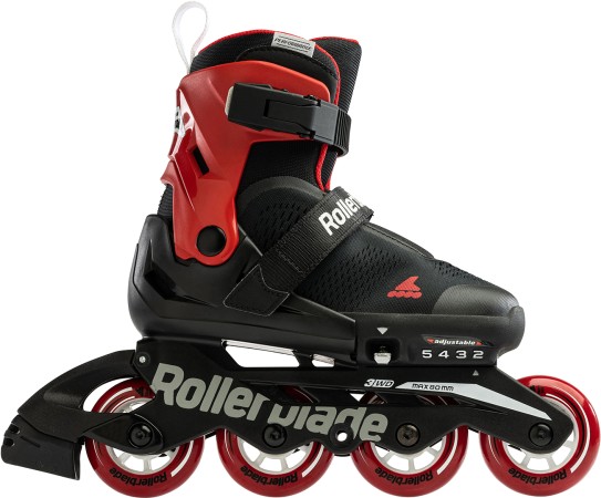 MICROBLADE FREE Inline Skate 2022 black/red 33-36,5