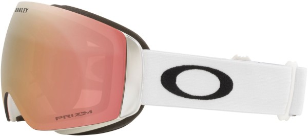 FLIGHT DECK M Schneebrille 2025 matte white/prizm rose gold 