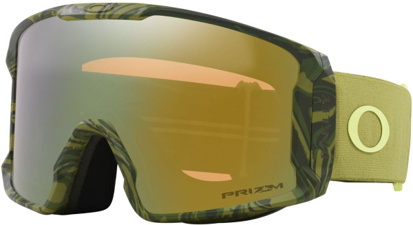 LINE MINER L Schneebrille 2025 jamie anderson signature/prizm snow sage gold iridium 