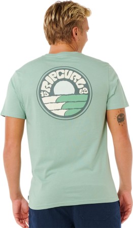 PACIFIC RINSE STACKED T-Shirt 2026 aloe 