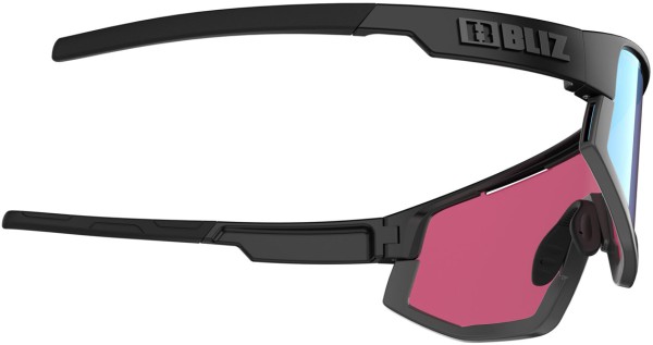 FUSION Sonnenbrille 2024 matt black/violet blue multi 