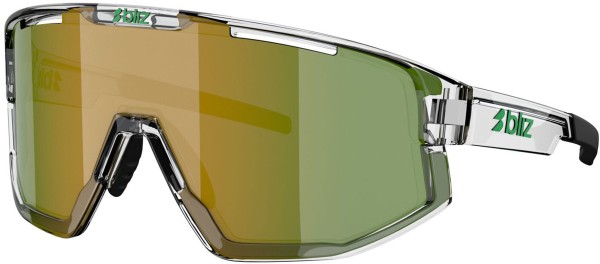 FUSION Sonnenbrille 2026 transparent white/green 