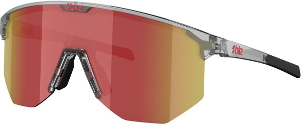 HERO Sonnenbrille 2026 transparent dark grey/red 