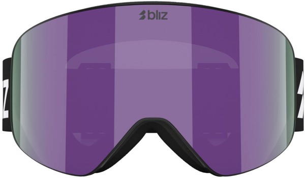FLOW Schneebrille 2026 matte black/brown purple multi 
