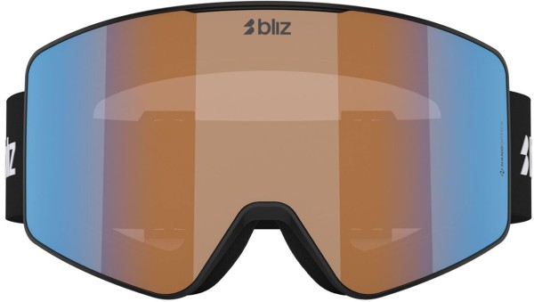 G001S Schneebrille 2026 matte black/n_o_n orange & blue 
