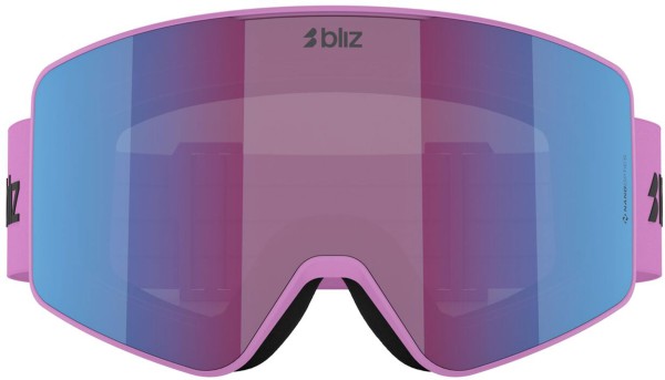G001S Schneebrille 2026 matte pink/n_o_n violet & blue 