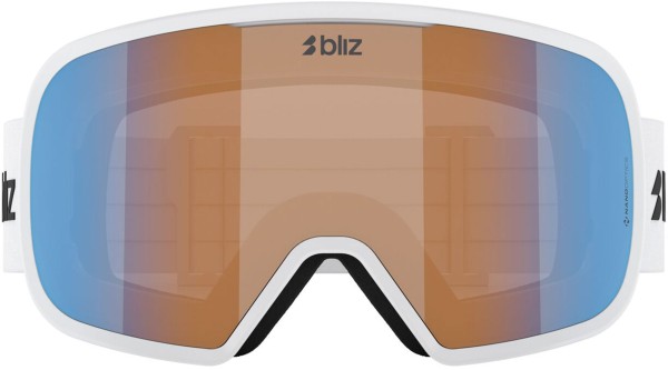 G002 Schneebrille 2026 matte white/n_o_n orange & blue 