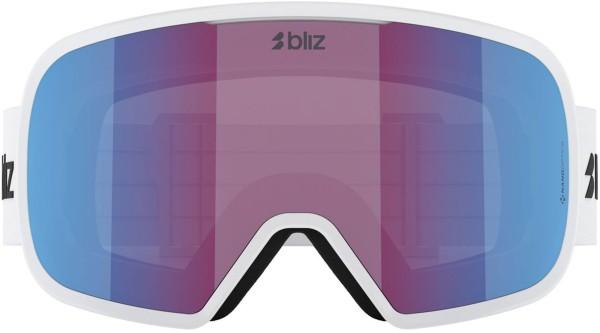 G002S Schneebrille 2026 matte white/n_o_n violet & blue 