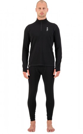 CASCADE MERINO FLEX 1/4 ZIP Longsleeve 2025 black 