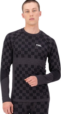 ASCENDER MERINO Longsleeve 2026 forged iron/black 