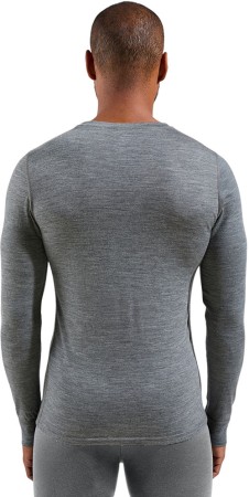 MERINO 200 WARM Longsleeve 2025 odlo steel grey melange 