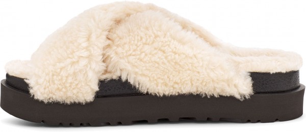 FUZZ SUGAR CROSS Slipper 2022 natural/black 