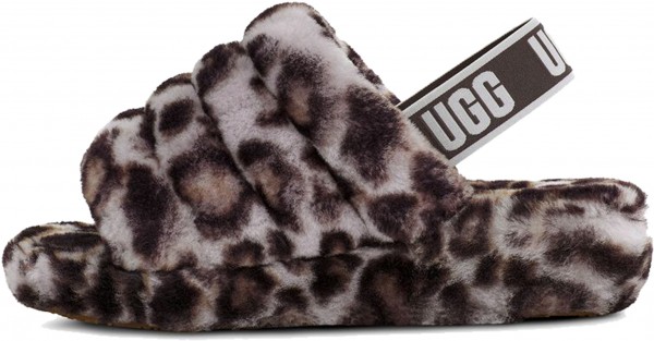 FLUFF YEAH SLIDE PANTHER PRINT Hausschuh 2022 stormy grey 