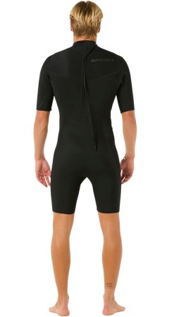 DAWN PATROL 2/2 BACK ZIP Shorty 2025 black 