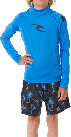 BOYS BRAND WAVE LS Lycra 2024 blue gum 