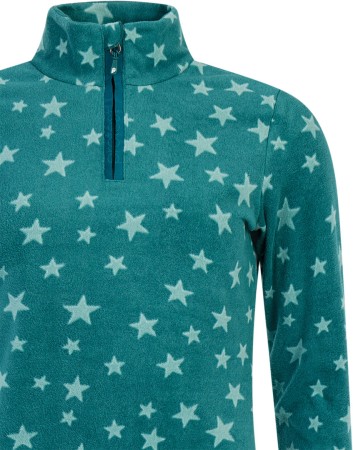 PRTREFUZZY 1/4 ZIP Fleece 2026 rainstorm blue 