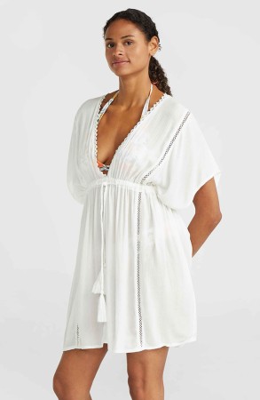 ESSENTIALS MONA BEACH COVER UP Kleid 2024 snow white 