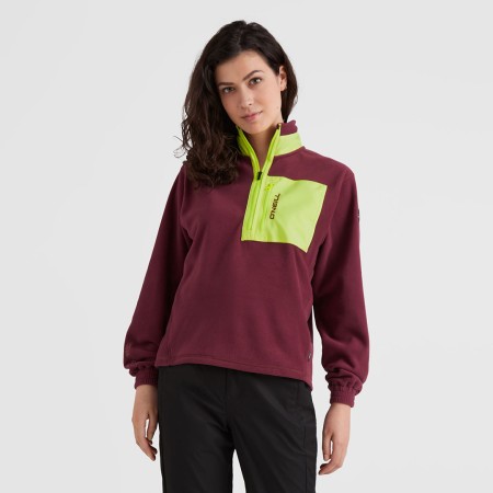UTILITY HALF Zip Fleece 2023 windsor wine colour block 