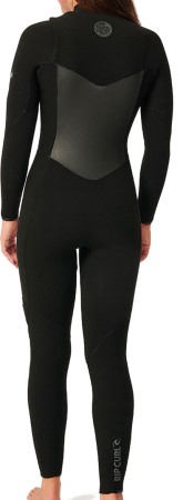 WOMENS FLASHBOMB 4/3 CHEST ZIP  2024 black 