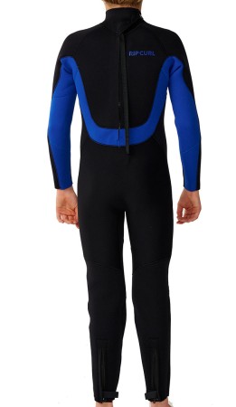 KIDS TRAD 4/3 BACK ZIP Full Suit 2026 blue 