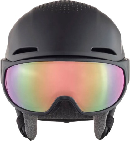 ALTO QV Helm 2026 black matt/cobalt green 