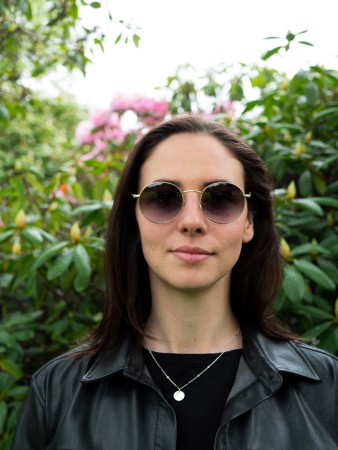LIAM Sunglasses gold/black gradient 