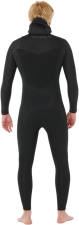 DAWN PATROL HOOD 5/4 CHEST ZIP Full Suit 2026 black 